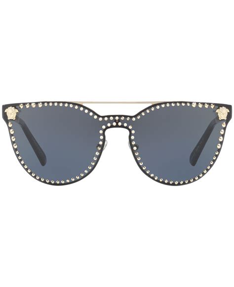 versace flat top studded sunglasses|Versace sunglasses website.